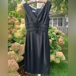 Vntg 80s Nancy Johnson LBD